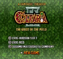 Image n° 1 - screenshots  : Elfaria II - The Quest of the Meld